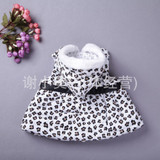 Baby leopard grain vest coat