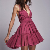 BellFlower 2017 Summer Bohemian Women Mini Dress Backless Beach Dress Holiday Boho Strapless Sexy Ball Gown Hippie Chic Dress