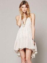 BellFlower 2017 Summer Bohemian Women Mini Dress Backless Beach Dress Holiday Boho Strapless Sexy Ball Gown Hippie Chic Dress