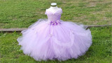 Belle Princess Tutu Dress Baby Kids Fancy Party Christmas Halloween Costumes Beauty Beast Cosplay Dress Flowers Girls Ball Gown