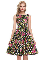 Belle Poque Women Summer Dress 2017 Rockabilly Audrey Hepburn Tunic robe Casual Clothing Vestidos 50s Vintage Plaid Dresses