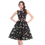 Belle Poque Women Summer Dress 2017 Rockabilly Audrey Hepburn Tunic robe Casual Clothing Vestidos 50s Vintage Plaid Dresses