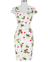 Belle Poque Women Plus Size Dresses Rockabilly Clothing Floral Summer Casual Party Office Sexy Pencil 50s Vintage Bodycon Dress