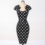 Belle Poque Women Plus Size Dresses Rockabilly Clothing Floral Summer Casual Party Office Sexy Pencil 50s Vintage Bodycon Dress
