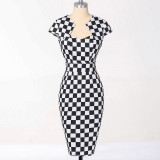 Belle Poque Women Plus Size Dresses Rockabilly Clothing Floral Summer Casual Party Office Sexy Pencil 50s Vintage Bodycon Dress
