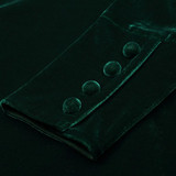 Belle Poque Winter Velvet Dress 2017 Big Swing Long Sleeve Green Tunic Elegant Women Clothing Casual Retro Vintage Party Dresses