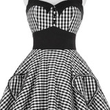 Belle Poque Summer Dress Plus Size Women Clothing 2017 Retro Swing Gown Pin up Plaid Robe Vintage 60s 50s Rockabilly Dresses