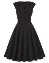Belle Poque Summer Dress 2017 Robe Sexy Black Green Women Dress Tunic Casual 1950s 60s Retro Vintage Rockabilly Big Swing Dress