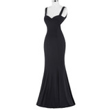 Belle Poque Sexy Women Bodycon Dresses V Neck Sleeveless Floor Length robe longue femme 2017 Summer Party Long Black Maxi Dress
