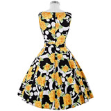 Belle Poque Print Floral 50s 60s Vintage Dresses Audrey Hepburn 2017 New style Summer Retro Dress Vestidos robe Womens Clothing