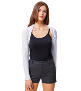 Belle Poque Long Sleeve Women Jacket 2017 Fashion Shrug Black Bolero Casaco Slim Cropped Tops Open Stitch Ladies Coats Outerwear