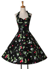 Belle Poque Audrey Hepburn Style Vintage Dresses Summer Plus Size Casual Party Robe Rockabilly Floral 50s Big Swing Retro Dress