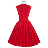 Belle Poque 2017 Red Green Women Rockabilly Dresses Cotton Sleeveless Summer Vintage 50s Style Vestidos Casual Party Tea Dresses