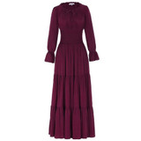 Belle Poque 2017 Medieval Dress Cotton Long Maxi Dresses Gowns Victorian Gothic Lo Vintage Long Sleeve Renaissance Dress Womens