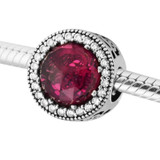 Beauty and the beast Fit Original Bracelets Belle's Radiant Rose Cerise Beads For Woman 925 Silver Jewelry Making DIY Wholesale