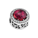 Beauty and the beast Fit Original Bracelets Belle's Radiant Rose Cerise Beads For Woman 925 Silver Jewelry Making DIY Wholesale