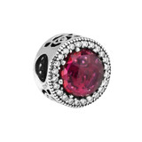 Beauty and the beast Fit Original Bracelets Belle's Radiant Rose Cerise Beads For Woman 925 Silver Jewelry Making DIY Wholesale