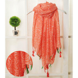 Beautiful!!Fashion Bohemian Style Warm Scarf Women Tassel Shawl and Scaves Wrap bufandas cachecol feminino Voile Scarf