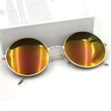 Beautiful Vintage Round Mens Women Sunglasses Retro Female Male Gold Sun Glasses Women's Men's Glasses