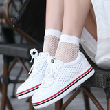 Beautiful Girl White Fishnet Ankle High Convenient Comfortablr Socks Lady Mesh Lace Fish Net Short Socks 1 Pair Fashion 2018 New