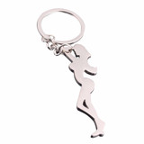 Beautiful Girl Aluminum Alloy Metal Creative Funny Cool Bottle Opener Wine Beer Keychain Keyring Keychain Gift