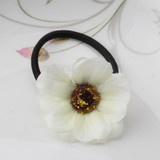 Beautiful Fabric Flower Rubber Headbands Gum for Hair Summer Style Hair Accessories Hair Ring Women Elastic Hair Bands