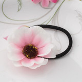 Beautiful Fabric Flower Rubber Headbands Gum for Hair Summer Style Hair Accessories Hair Ring Women Elastic Hair Bands