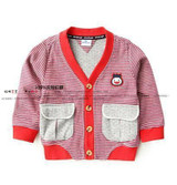 new 2014 spring autumn children outerwear baby clothing kids jackets sweatshirt child cardigan cool striped baby boy coat