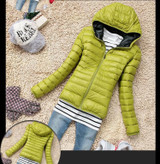New 2014 Fashion Ladies Down Short Design Coat Winter Cotton-padded Jacket Women Slim Solid Zipper Outerwear DF-081