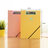 New 1PCS A4 Size Documents Folder Paper Clip Clamp Storage File Home Office Orangizer Supplies Hard Paper A4 Folders