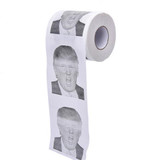 New 1Pcs Donald Trump Humour Toilet Paper Roll Novelty Funny Gag Gift Dump with Trump