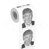 New 1Pcs Donald Trump Humour Toilet Paper Roll Novelty Funny Gag Gift Dump with Trump
