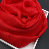 New 185*100cm Pearl Solid Linen Silk Scarf Shawl Autumn Winter Scarf Women Beautiful Scarves warp Echarpes Foulards Femme