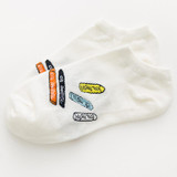 New 1Pair Cute Candy Colors Cotton Comfortable Socks For Women Girls Low Ankle Invisible Thin Sock All Season Wear