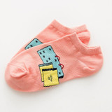 New 1Pair Cute Candy Colors Cotton Comfortable Socks For Women Girls Low Ankle Invisible Thin Sock All Season Wear