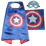New 11 styles Mask+cape kids baby superhero spider man superman batman spiderman cosplay carnival birthday party costume clothes