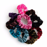 New 10pcs Women Lady Hair Band Velvet Elastic Ponytail Tie Bow Rubber Bobbles Lovely
