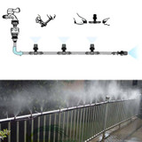 New 10m 33FT Outdoor Garden Patio Misting Cooling System Plastic Mist Nozzle J2Y