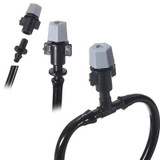 New 10m 33FT Outdoor Garden Patio Misting Cooling System Plastic Mist Nozzle J2Y