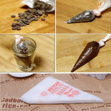 New 100Pcs/Pack Small Size Disposable Piping Bag Icing Fondant Cake Cream Decorating Pastry Tip Tool-Y102