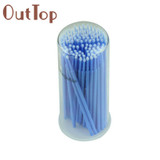 New 100pcs Eyelash Extension Micro Brushes Disposable Individual Applicators Mascara best deal 1pack