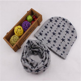 New 100% Cotton Baby Hat Scarf Set Nice Camo Print Kids Children Skullies Hats Child Cap Scarf Baby Girl Boy Beanies Accessories