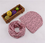 New 100% Cotton Baby Hat Scarf Set Nice Camo Print Kids Children Skullies Hats Child Cap Scarf Baby Girl Boy Beanies Accessories