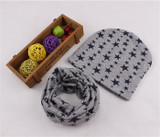 New 100% Cotton Baby Hat Scarf Set Nice Camo Print Kids Children Skullies Hats Child Cap Scarf Baby Girl Boy Beanies Accessories
