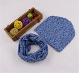 New 100% Cotton Baby Hat Scarf Set Nice Camo Print Kids Children Skullies Hats Child Cap Scarf Baby Girl Boy Beanies Accessories