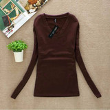 New 100% High Quality Sweaters V Neck Long Sleeved Pullover Women Sweater Basic Shirt Top Sweater Knitted Solid Black White 2033 New 100% High Quality Sweaters V Neck Long Sleeved Pullover Women Sweater Basic Shirt Top Sweater Knitted Solid Black White 2033
