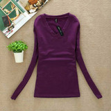 New 100% High Quality Sweaters V Neck Long Sleeved Pullover Women Sweater Basic Shirt Top Sweater Knitted Solid Black White 2033 New 100% High Quality Sweaters V Neck Long Sleeved Pullover Women Sweater Basic Shirt Top Sweater Knitted Solid Black White 2033