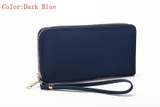 New 100% Genuine Leather Women Wallet Fashion High Quality Multifunction standard Purse with wrist