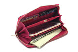 New 100% Genuine Leather Women Wallet Fashion High Quality Multifunction standard Purse with wrist