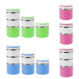 New 1-3 Layer Stainless Steel Insulation Thermo Thermal Lunch Box Food Containe
